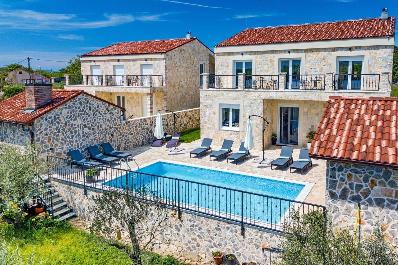Luxury Stone Villa With Pool - Brisevo Exterior foto